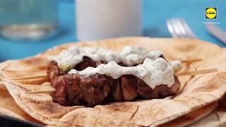 Souvlaki cu carne de porc • reteta Bucataria Lidl [upl. by Aramit]