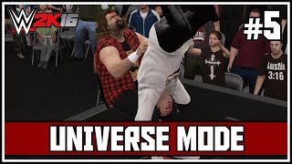 WWE 2K16 Universe Mode  quotA BLOODY HARDCORE MAIN EVENTquot  Episode 5 Custom WWE 2K16 Universe Mode [upl. by Anilesor]