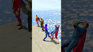 SpiderMan’s Best Water Ragdolls  GTA 5 Fails amp Jumps Shorts [upl. by Enawyd]