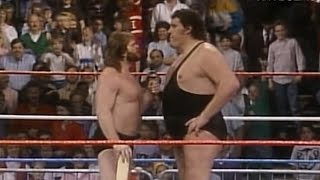 quotHacksawquot Jim Duggan vs Andre the Giant June 4 1988 [upl. by Haas676]