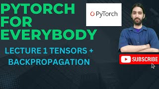 PyTorch Lecture 1 tensors and backpropagation pytorch datascience ai deeplearning [upl. by Argella]