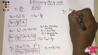 120 Efficiency of Half wave rectifier  EC Academy [upl. by Enyawud]