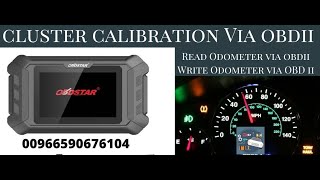 OdoMaster  OBDSTAR  Odometer Adjustment  mileage correction via obd II  mileage correction tool [upl. by Haidebez419]