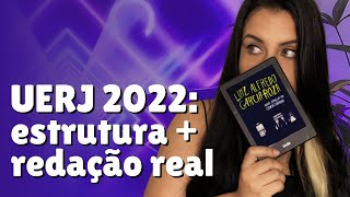 ESTRUTURA DA REDAÇÃO UERJ  EXEMPLO REAL  2022 [upl. by Dimitry515]