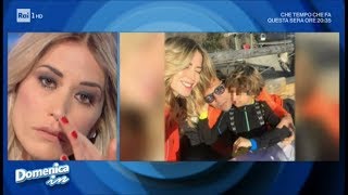 Elena Santarelli piange quotLotto per mio figlio come tante mamme guerrierequot  Domenica in [upl. by Coplin919]