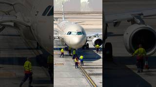 Etihad Airline Plane Loading ✈️youtubeshorts shorts travel airplane airport viralshorts [upl. by Duwad]