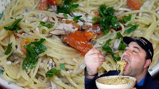 🍝 Spaghetti al profumo di mare a meno di 5 euro per 4 persone 🐟 [upl. by Tierza]