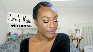 MAKEUP  Purple Rain maquillage violet [upl. by Sucramal]