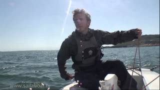 How to Sail  Single Handed How to Gybe Part 4 of 5 Common Mistakes [upl. by Winn]