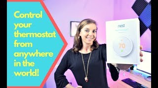 Nest E Thermostat  Setup and First Impressions  Remotely control your thermostat [upl. by Ynove587]