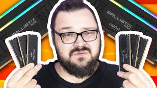 Is Fast RAM Pointless For Gaming  Crucial Ballistix MAX RGB RAM Review [upl. by Eiclek]