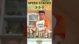 Fast Stacking of Cups in 333 by 169 Seconds [upl. by Cuhp]