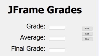 Easy Java JFrame Grades Program For Beginners [upl. by Mohl]