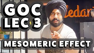 GOC Lec 3  Mesomeric Effect amp Resonance  JEE  General Organic Chemistry Pahul sir  2024 2025 [upl. by Yekcir]