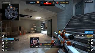 CSGOGuardiaN 1v5 Clutch VS Fnatic [upl. by Birmingham936]