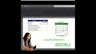 Criando um Calendário Automatizado no Excel [upl. by Nnayd]