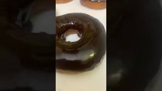 Yummy Chocolate Donuts 🍩😋 shorts chocolate food asmr best youtubeshorts trending [upl. by Janeta]