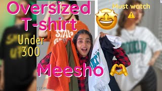 Must watch‼️👑meesho ￼ oversized Tshirt🦋🍬majidasjafivlogmalayalam [upl. by Purington249]