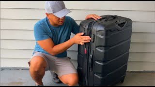 Samsonite Omni PC Hardside Expandable Luggage With Spinner Wheels Review [upl. by Ail548]