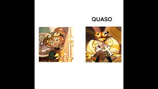 ✨🥐QUASO🥐✨  Cookie Run OvenBreak  TimeKeeper Cookie and Croissant Cookie  Quaso meme [upl. by Wills769]