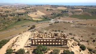 Valle dei Templi Agrigento riprese con drone dji phantom 3 [upl. by Hubbard]