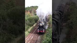 Steam power on Rattery Bank 7029 Clun Castle amp 5043 Earl of Mount Edgcumbe  The Mayflower shorts [upl. by Swagerty550]