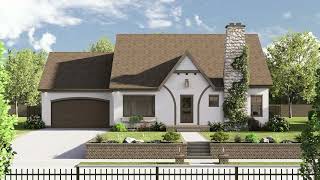 Charming Cottage House Plan 623404DJ Virtual Walkthrough Tour [upl. by Teryn210]