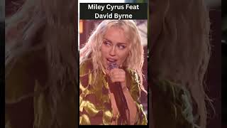 Miley Cyrus Feat David Byrne shorts mileycyrus mileysnewyearseveparty davidbyrneofficial short [upl. by Atener]