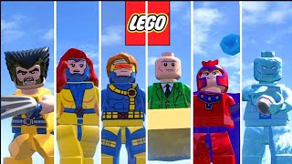 LOS PERSONAJES DE XMEN EN EL JUEGO LEGO MARVEL SUPER HEROES [upl. by Irb]