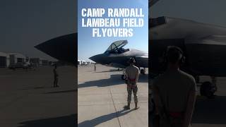 Badger and Packers Flyovers 🏈✈️ f35 aircraft football airforce [upl. by Cummins268]