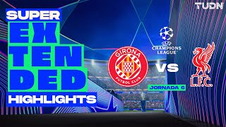 SUPER EXTENDED HIGHLIGHTS  Girona vs Liverpool  UEFA Champions League 2425  TUDN [upl. by Brookhouse]