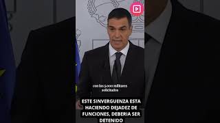 PEDRO SÁNCHEZ RECONOCIENDO DEJADEZ DE FUNCIONES [upl. by Willman]