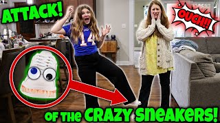 Carlie Is Being Controlled By Evil Shoes Crazy Sneakers skit [upl. by Norramic]