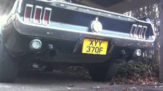 Ford Mustang 390GT Fastback 1968 Magnaflow Exhaust system [upl. by Palmira]