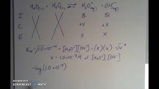 Autoionization of Water and pH [upl. by Ecilahc]