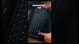 Dell Keyboard Light onoff ✅⌨️dell keyboard [upl. by Brazee]