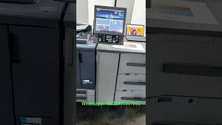 Refurbished Production Printer Konica Minolta Accurio Press C2070 Printing Test before Shipment [upl. by Adorl322]