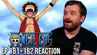 Luffys FREE  One Piece Ep 181182 Reaction amp Review  Skypiea Arc [upl. by Ainat]