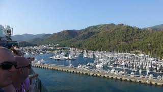 Mein Schiff 5 Aug 21 2024  farewell to Marmaris Turkey [upl. by Broddy]