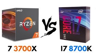 Ryzen 7 3700X vs i7 8700K  Test in GAMES amp BENCHMARKS  i7 8700K vs Ryzen 7 3700X [upl. by Campy308]