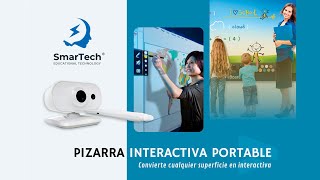 Pizarra Digital Interactiva Portátil Smartech de bajo costo [upl. by Garnes]