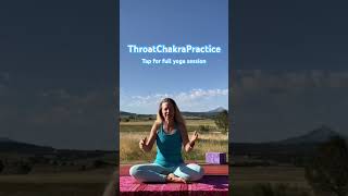 🩵 Throat Vishudda Chakra Yoga Practice [upl. by Esch]