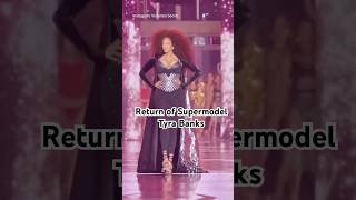 Tyra Banks Returns for Victoria Secrets Fashion Show [upl. by Akinad784]