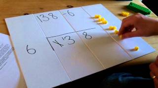 KS2  how to divide using Dienes cubes [upl. by Drisko728]