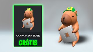 COMO PEGAR ITEM CAPIVARA DO BRASIL GRATIS NO ROBLOX [upl. by Hedi]