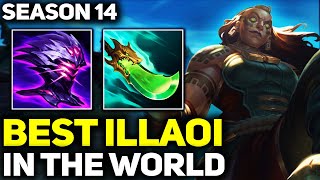 RANK 1 BEST ILLAOI IN SEASON 14  AMAZING GAMEPLAY  League of Legends [upl. by Meensat]