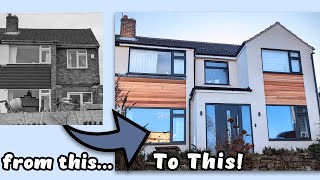 Two Storey House Extension  Timelapse [upl. by Neelyam]