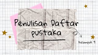 3A Penulisan Daftar Pustaka [upl. by Hayn266]