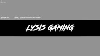 LYSIS GAMING Live Stream [upl. by Ecerahc]