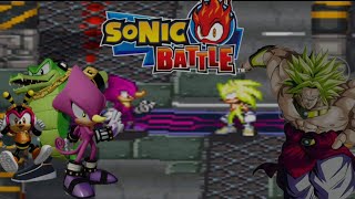 Team Chaotix Espio Vs Legendary Super Sonic in Sonic Battle [upl. by Alahs]